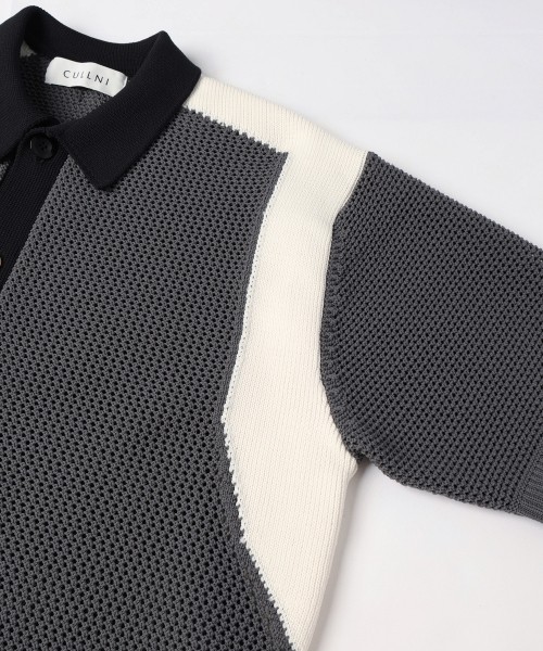 Mesh Knit Short Sleeve Jacket