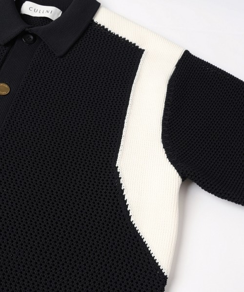 Mesh Knit Short Sleeve Jacket