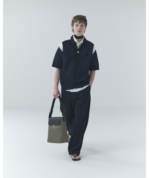 Mesh Knit Short Sleeve Jacket