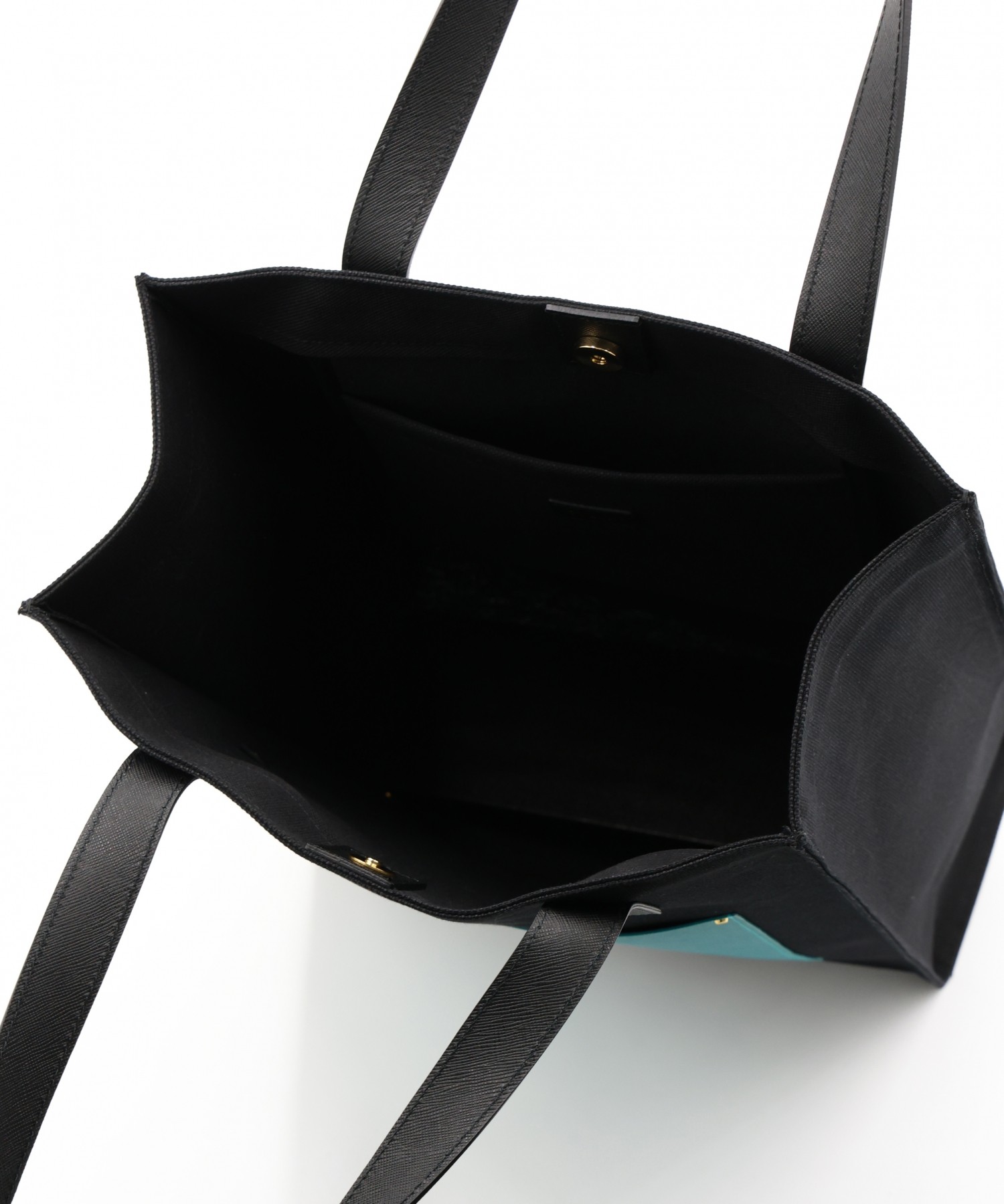 Leather Pocket Canvas Tote Bag