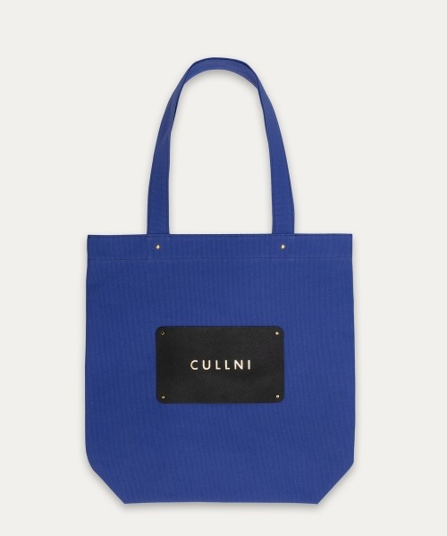 cullni ホワイトキャンバス トートバッグ CULLNI(クルニ)】Canvas Drawstring Tote Bag トートバッグ(BG