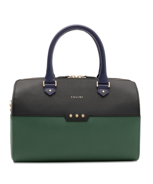 Leather Mini Boston Hand Bag