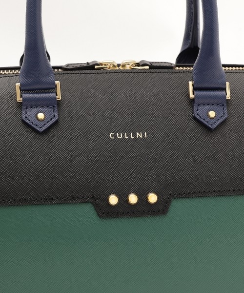 Leather Mini Boston Hand Bag