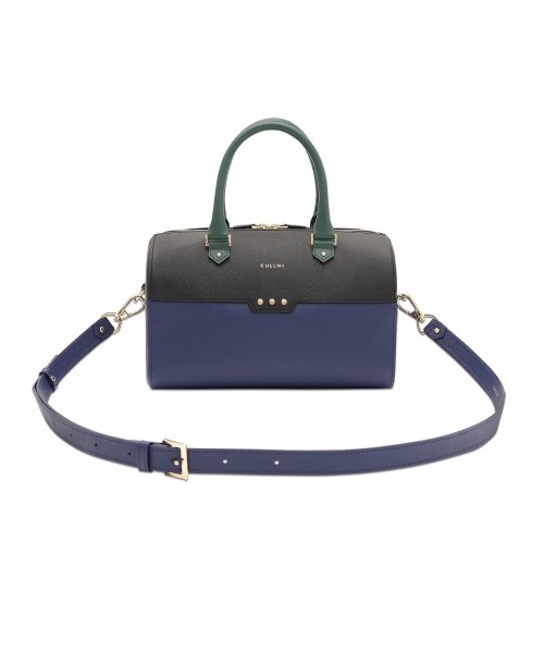 Leather Mini Boston Hand Bag