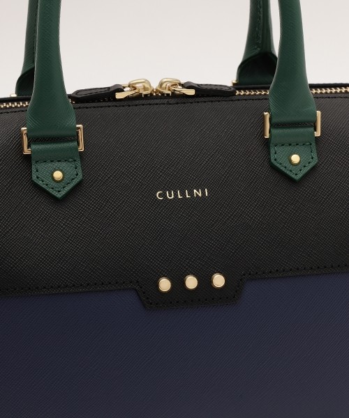 Leather Mini Boston Hand Bag cullni ブラック CULLNI ONLINE STORE / Leather Mini Boston Hand Bag