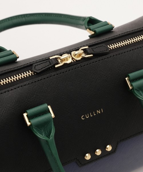 Leather Mini Boston Hand Bag