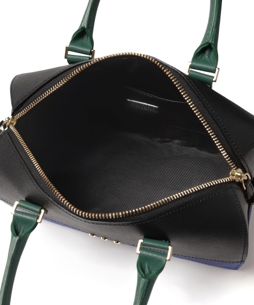 Leather Mini Boston Hand Bag