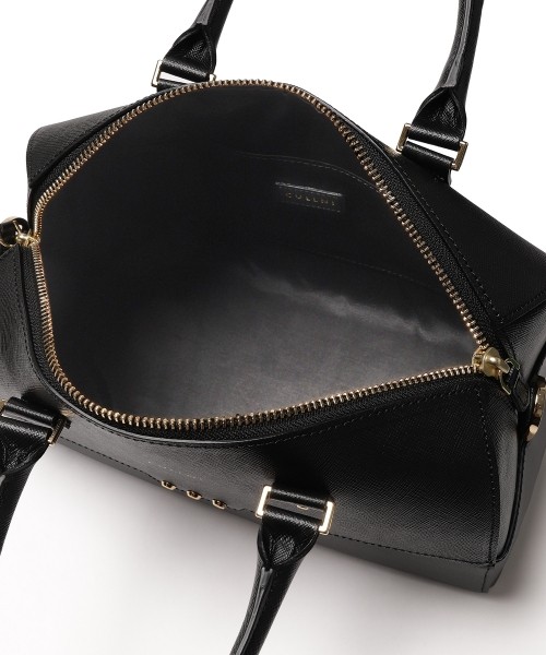 Leather Mini Boston Hand Bag