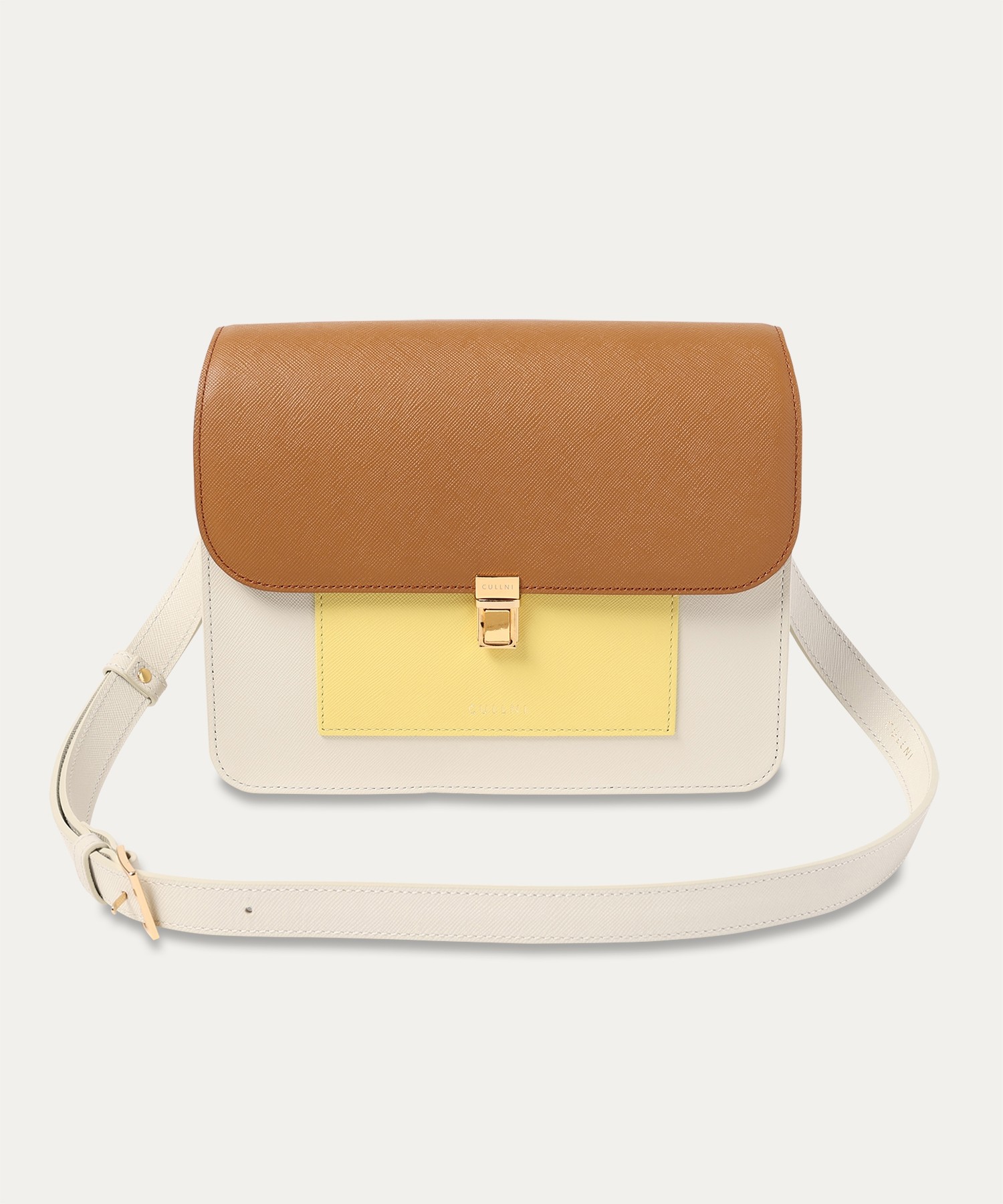 Leather Flap Shoulder Bag