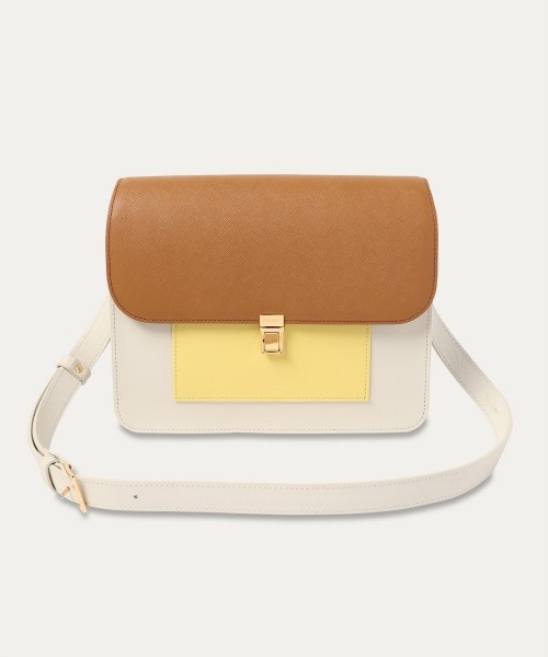 Leather Flap Shoulder Bag
