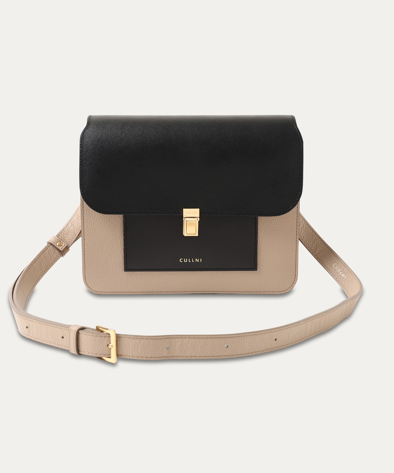 Leather Flap Shoulder Bag