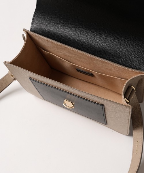 Leather Flap Shoulder Bag