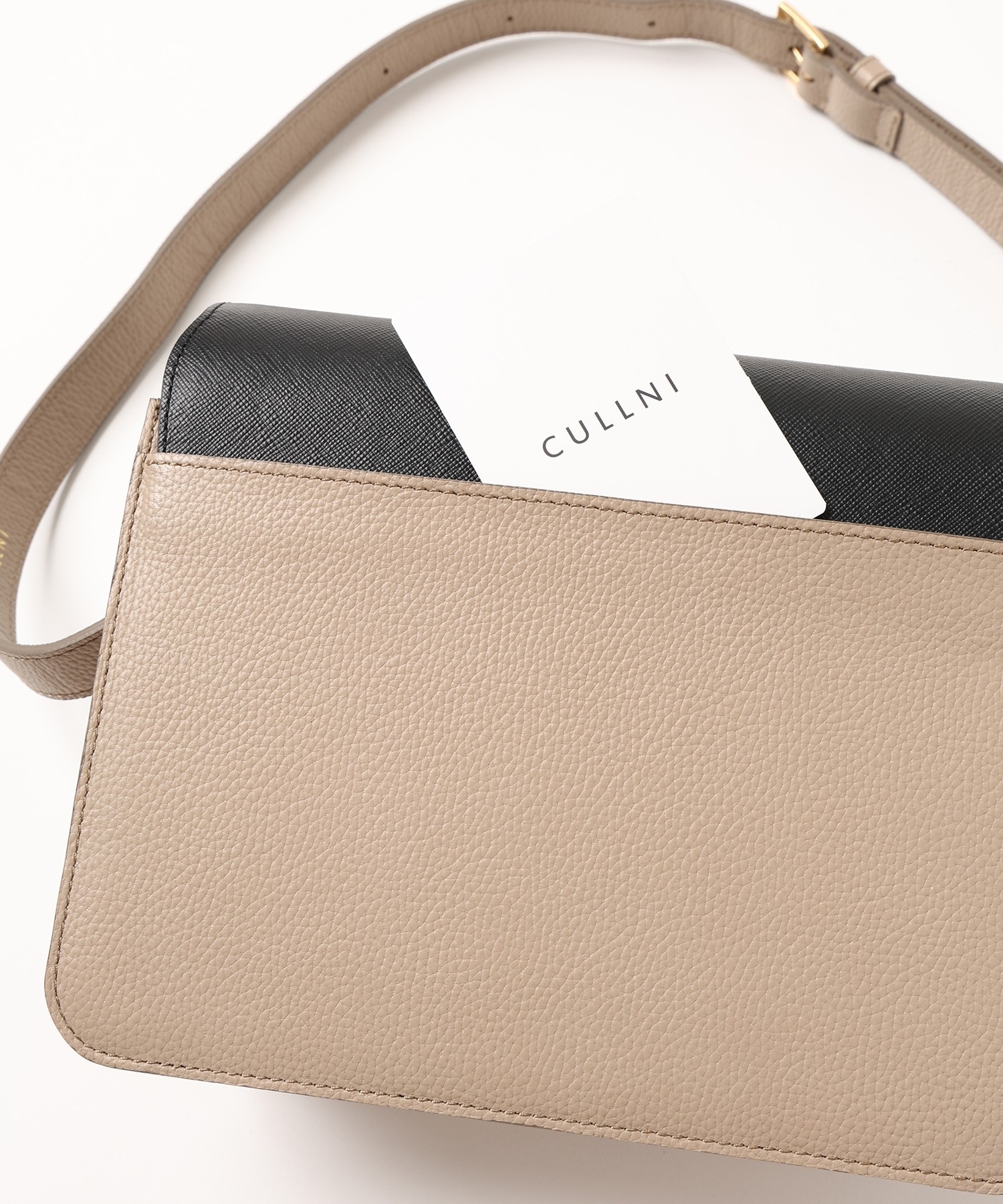 Leather Flap Shoulder Bag