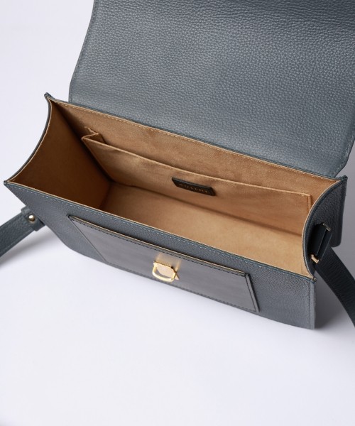 Leather Flap Shoulder Bag