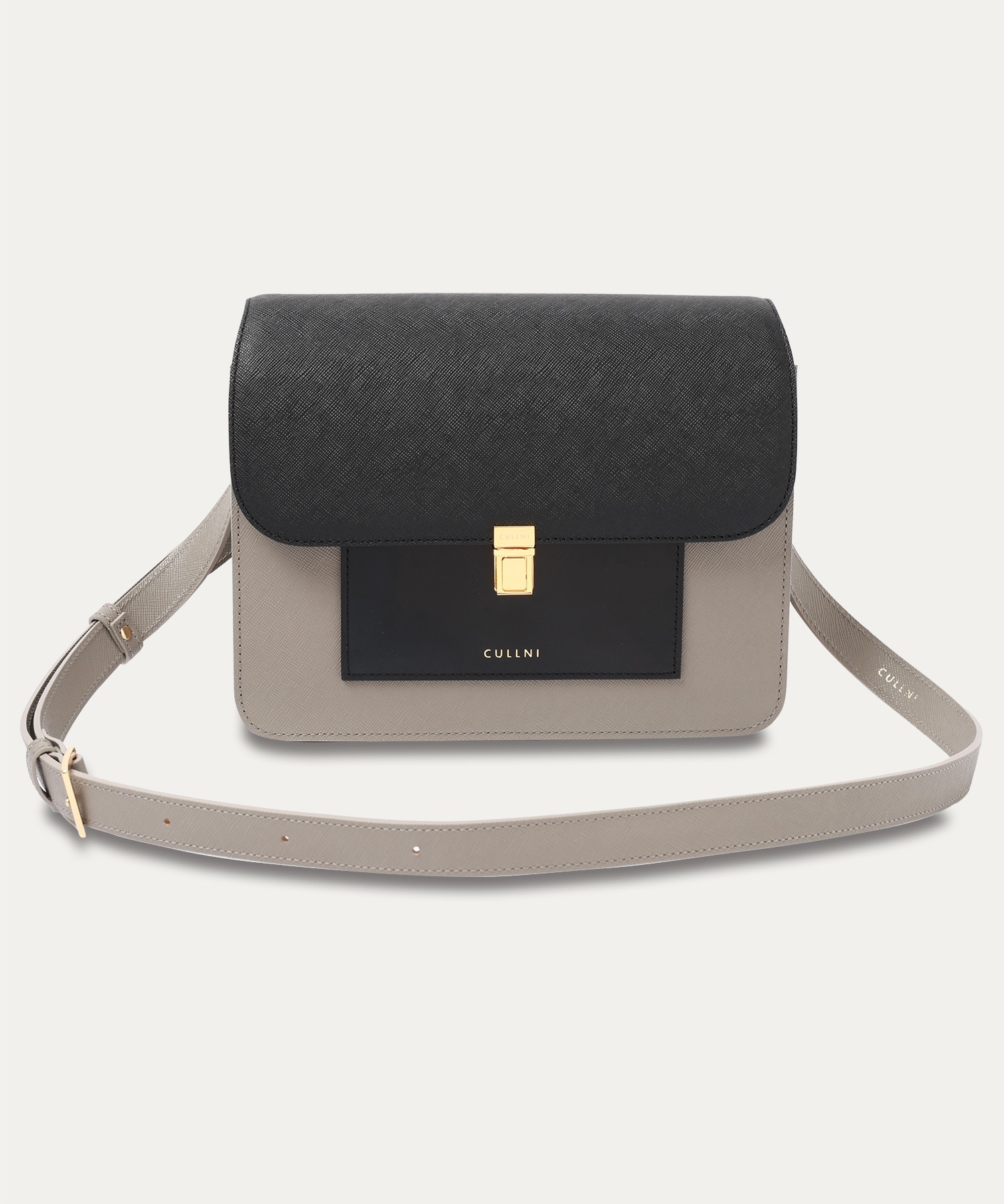 Leather Flap Shoulder Bag