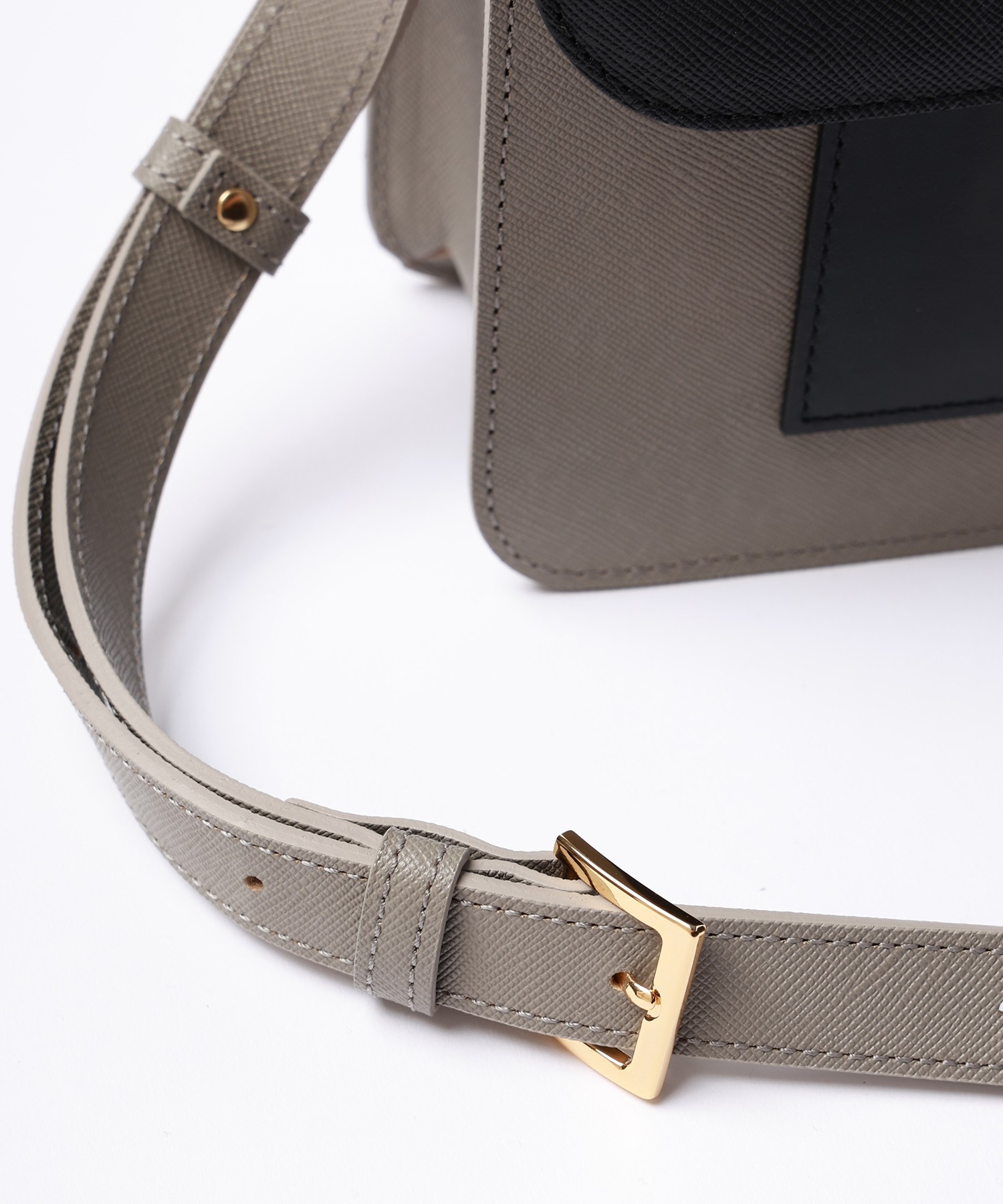 Leather Flap Shoulder Bag