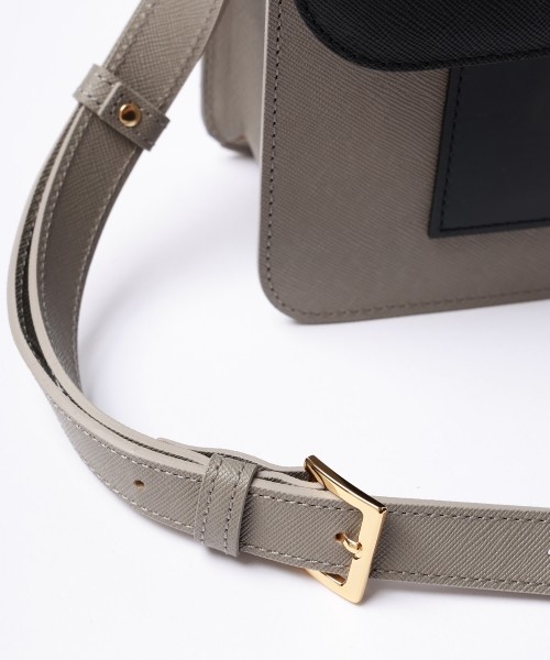 Leather Flap Shoulder Bag