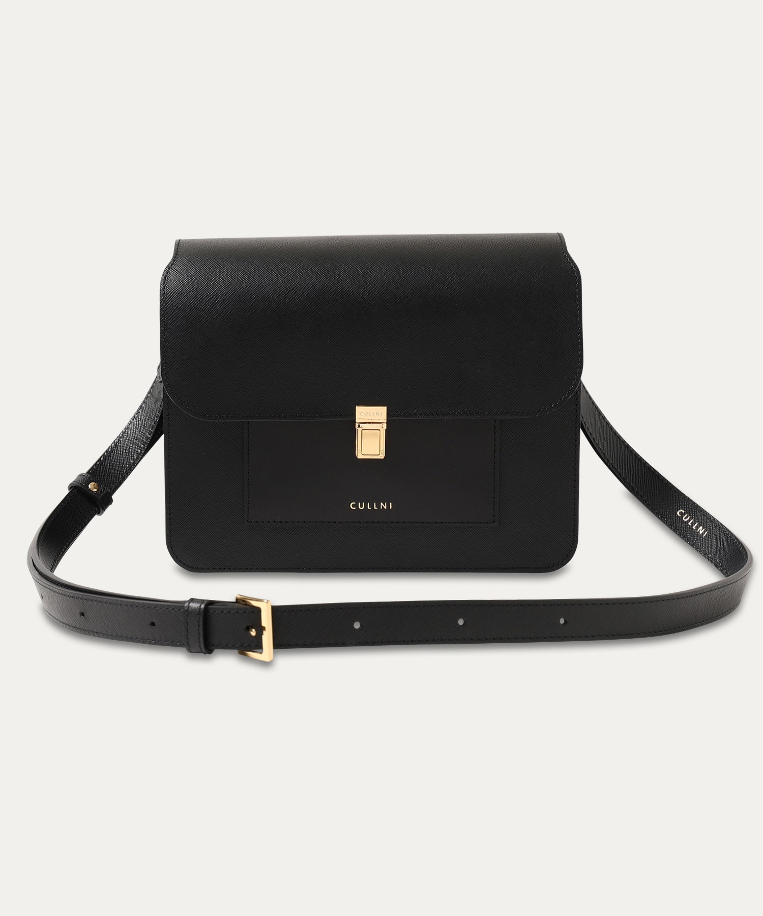 Leather Flap Shoulder Bag