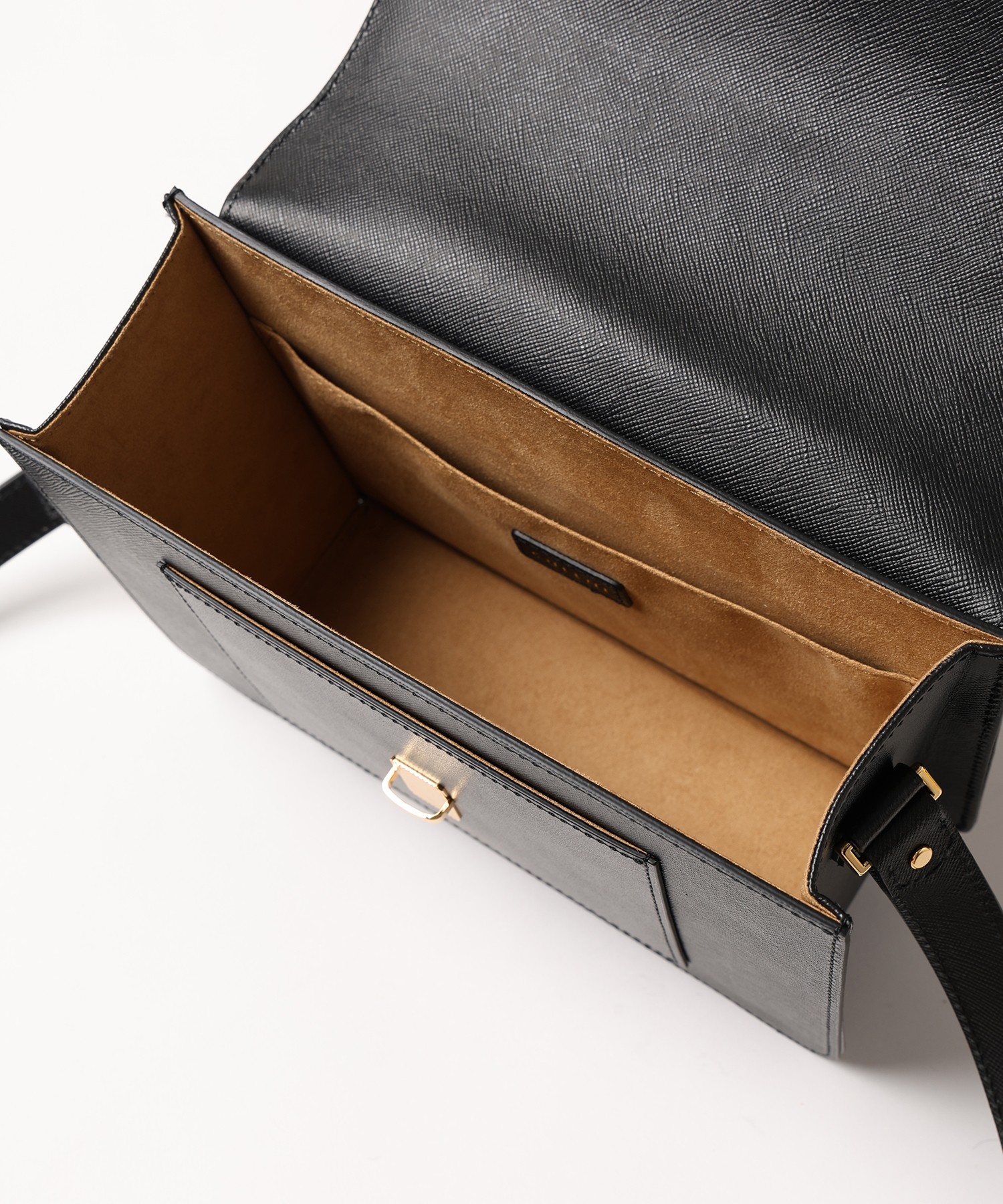 Leather Flap Shoulder Bag