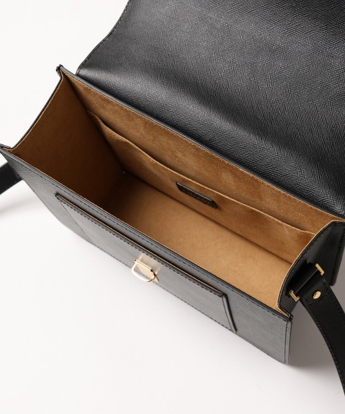 Leather Flap Shoulder Bag