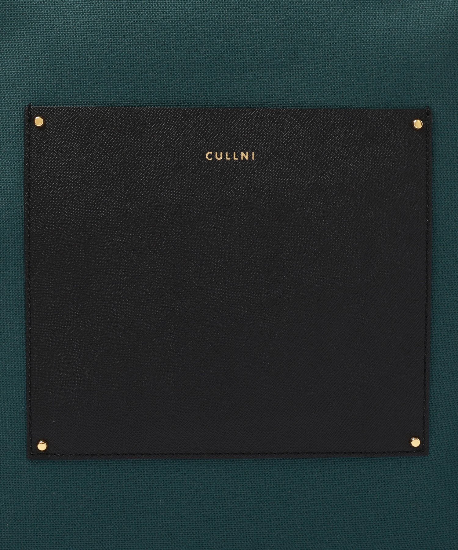 Leather Pocket Canvas Mini Tote