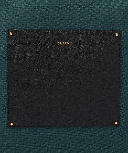 Leather Pocket Canvas Mini Tote