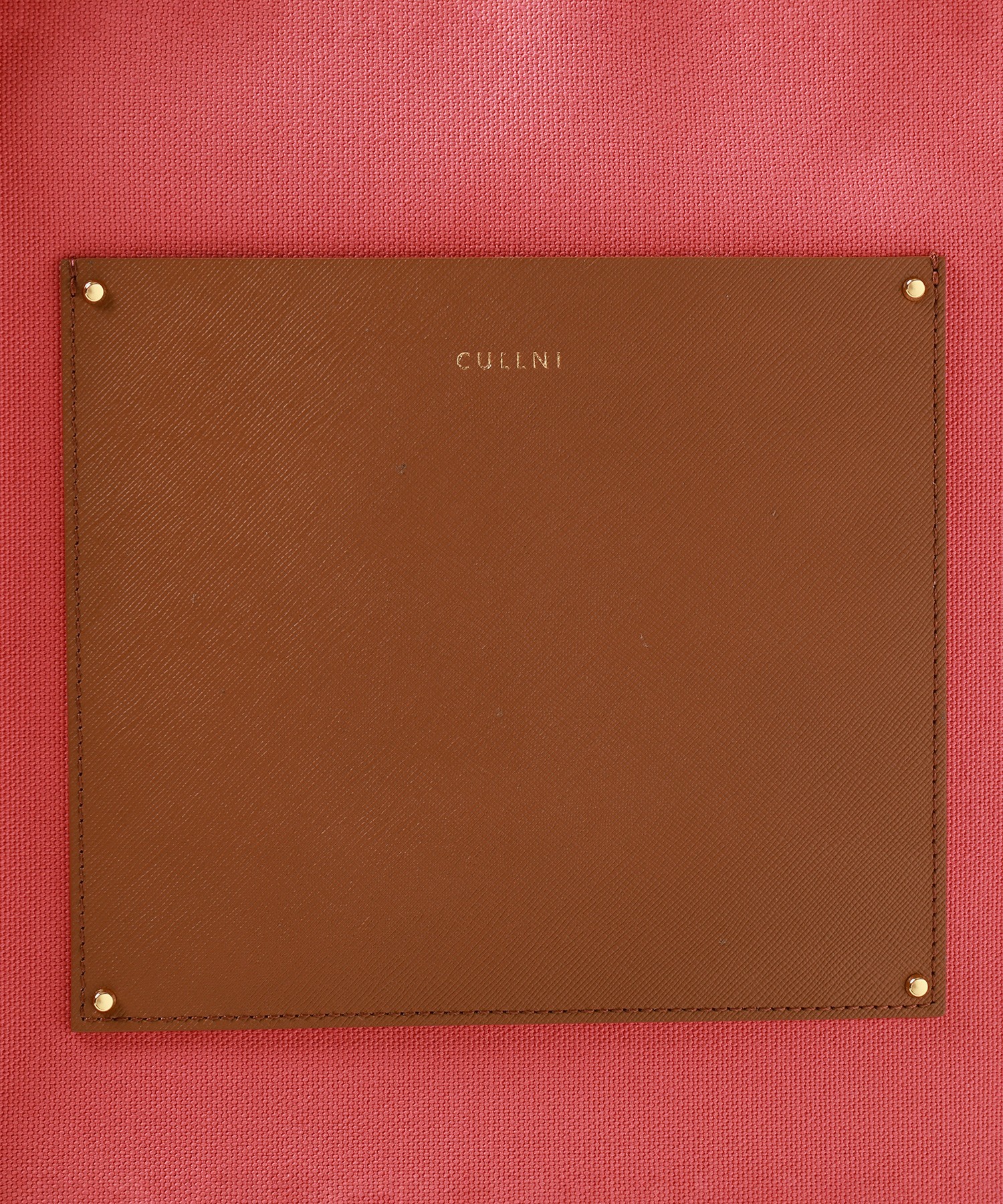 Leather Pocket Canvas Mini Tote