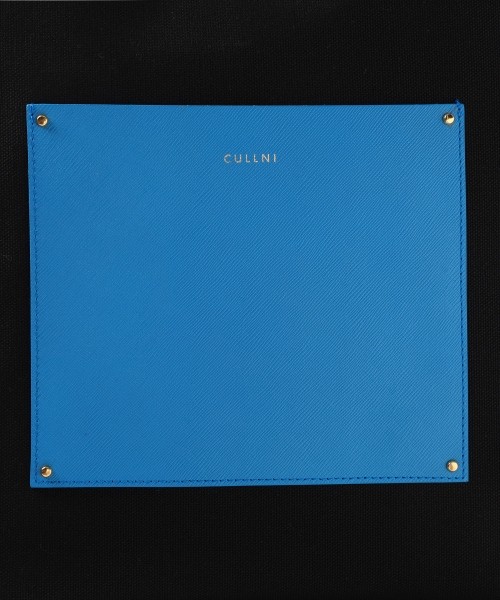 Leather Pocket Canvas Mini Tote