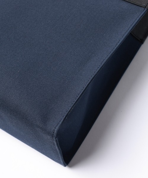 Leather Belt Handle&Canvas Combination Mini Tote Bag