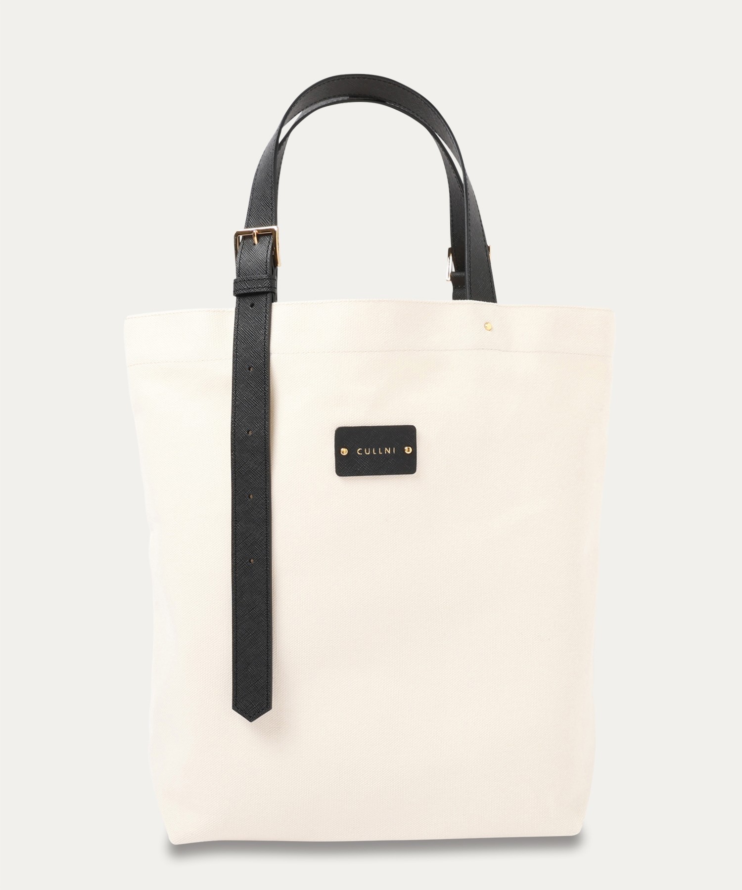 Adjustable Leather Belt Handle Eco Tote Bag