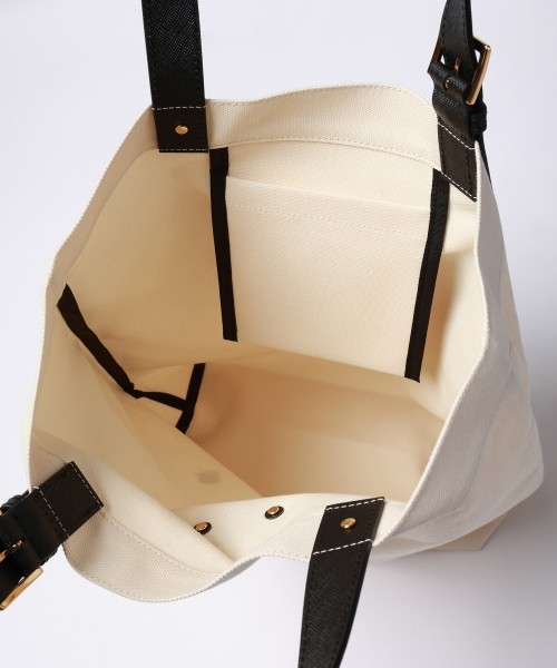 Adjustable Leather Belt Handle Eco Tote Bag