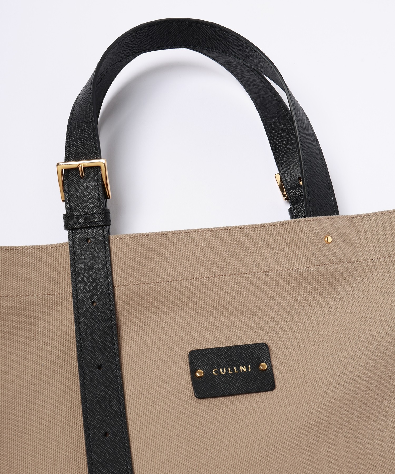 Adjustable Leather Belt Handle Eco Tote Bag