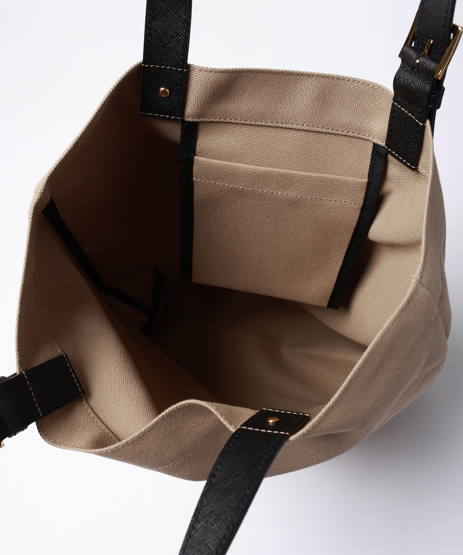 Adjustable Leather Belt Handle Eco Tote Bag