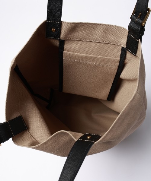 Adjustable Leather Belt Handle Eco Tote Bag