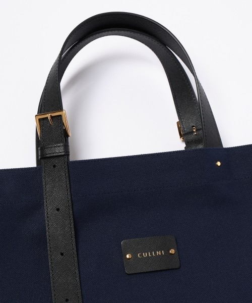 Adjustable Leather Belt Handle Eco Tote Bag