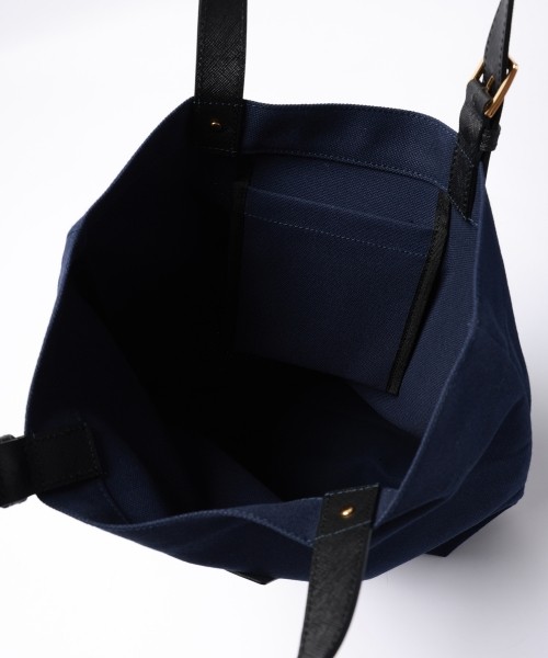 Adjustable Leather Belt Handle Eco Tote Bag