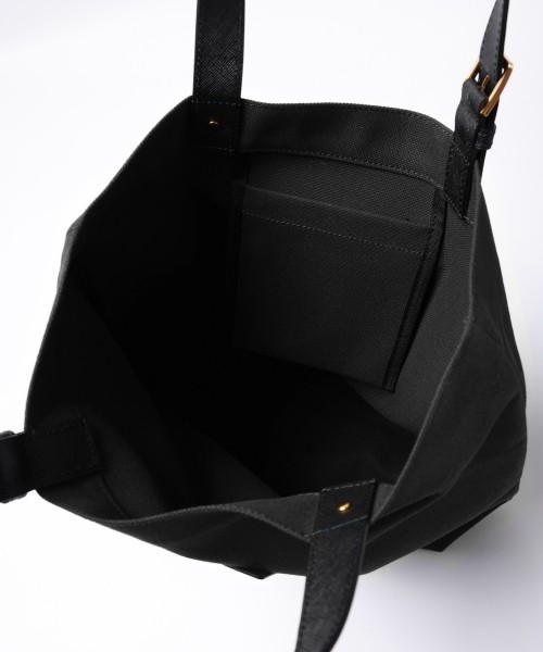 Adjustable Leather Belt Handle Eco Tote Bag