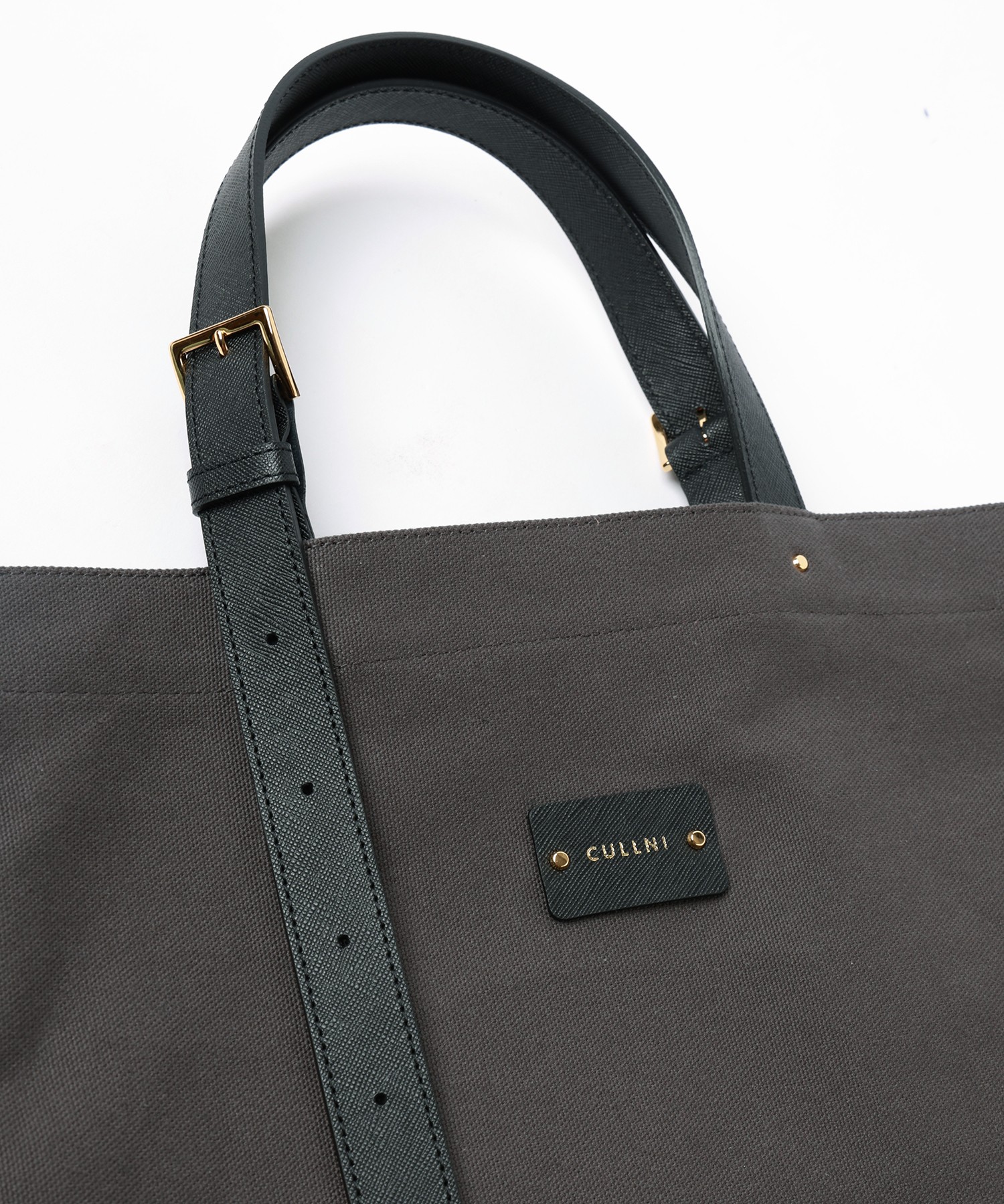 Adjustable Leather Belt Handle Eco Tote Bag