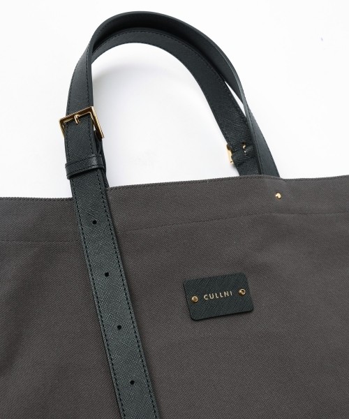 Adjustable Leather Belt Handle Eco Tote Bag