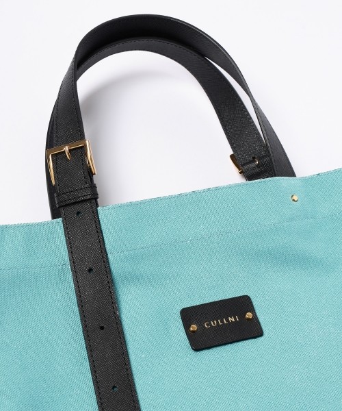 Adjustable Leather Belt Handle Eco Tote Bag