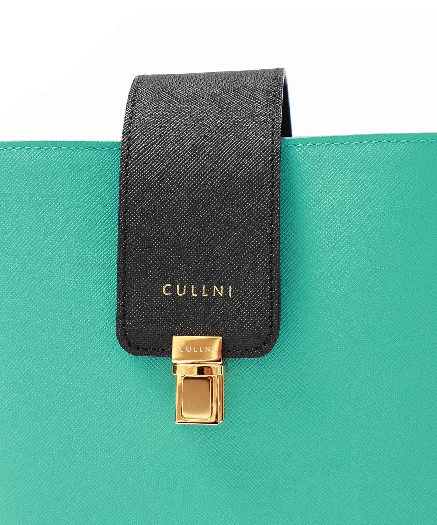 Leather Flap Bucket Bag