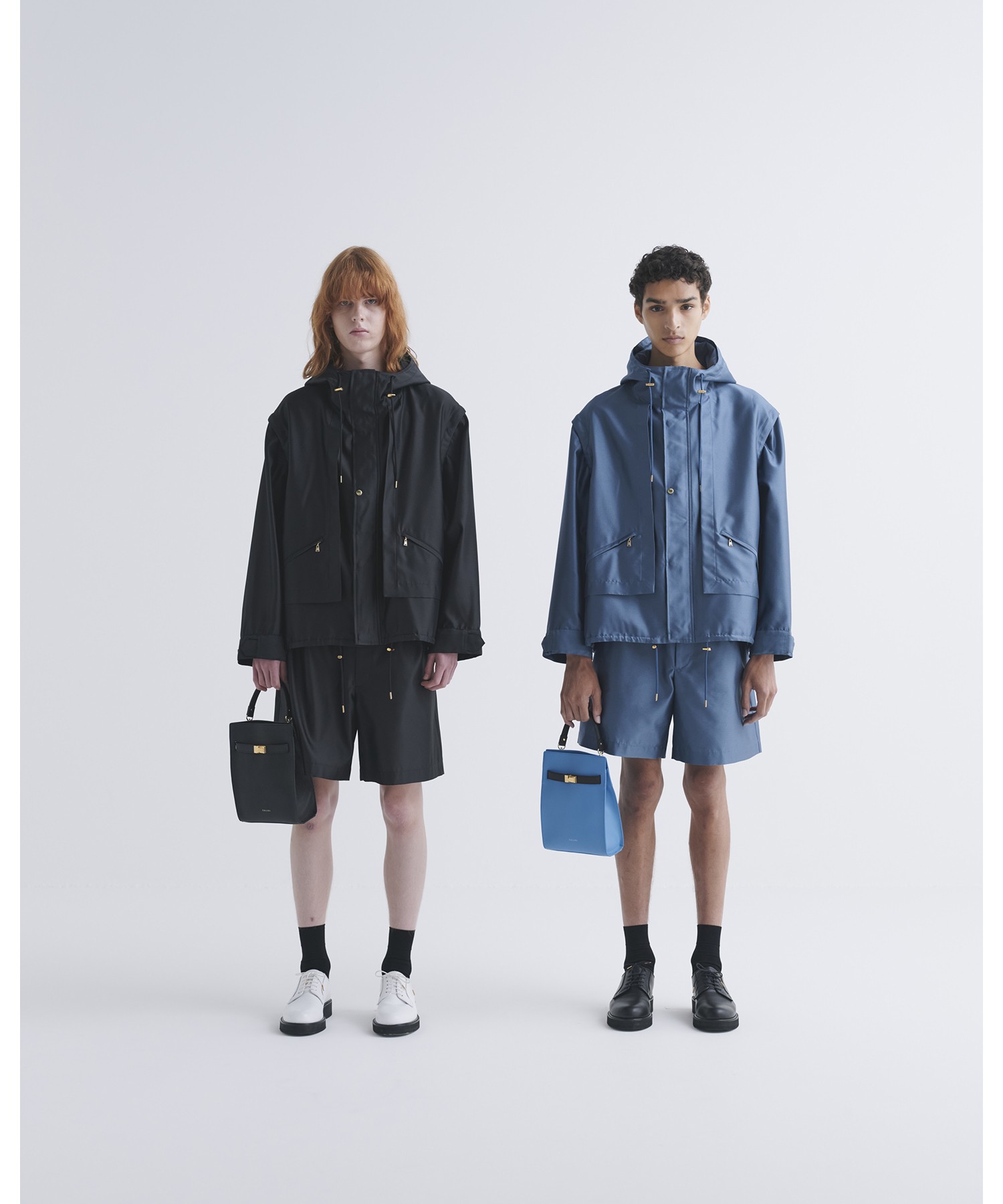 Clasp lock Belt Hand Bag