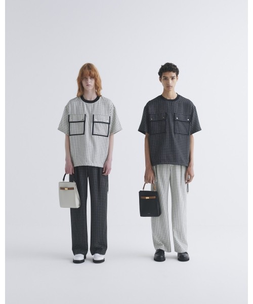 Clasp lock Belt Hand Bag