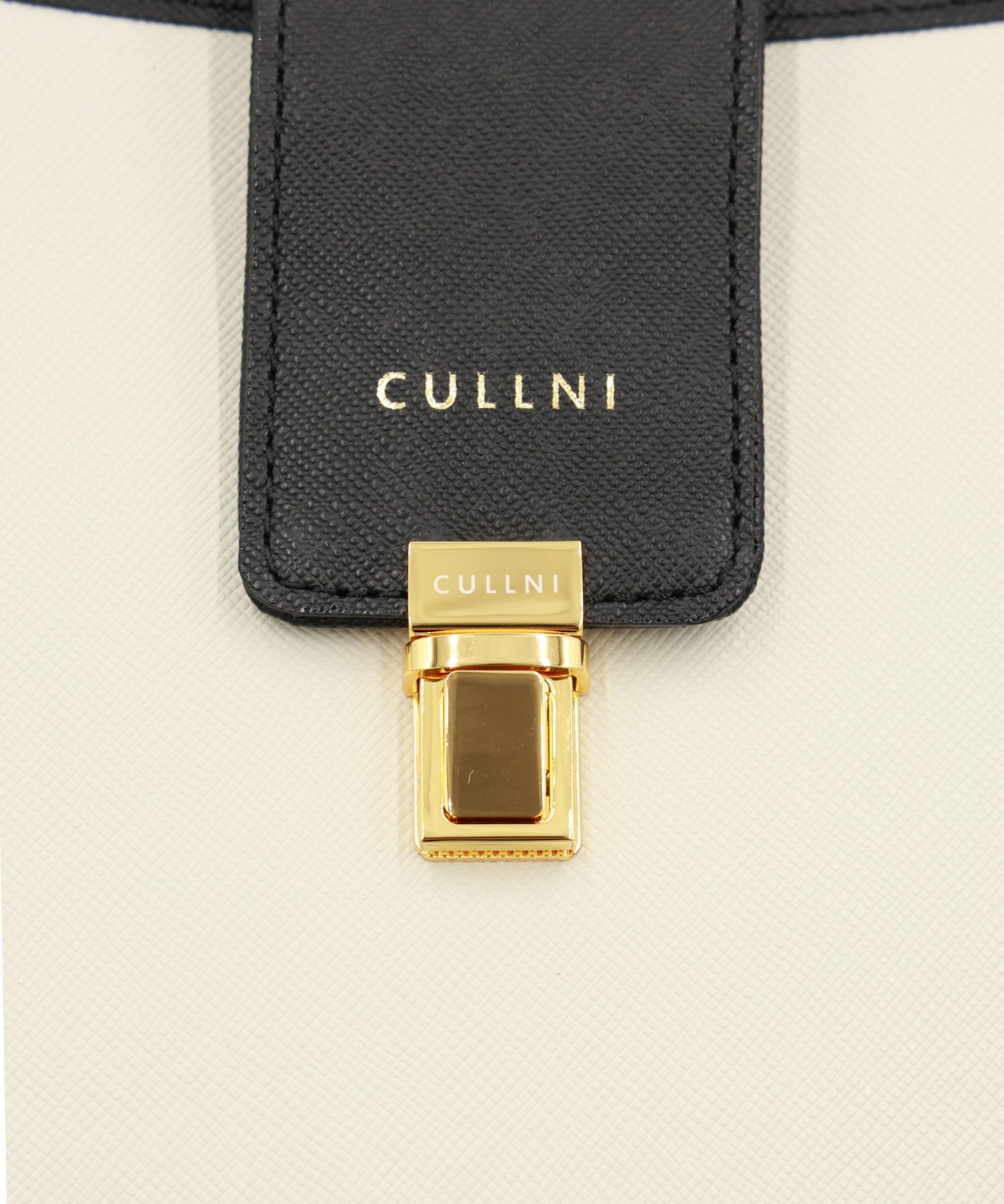 Clasp lock Leather Mini Shoulder Bag