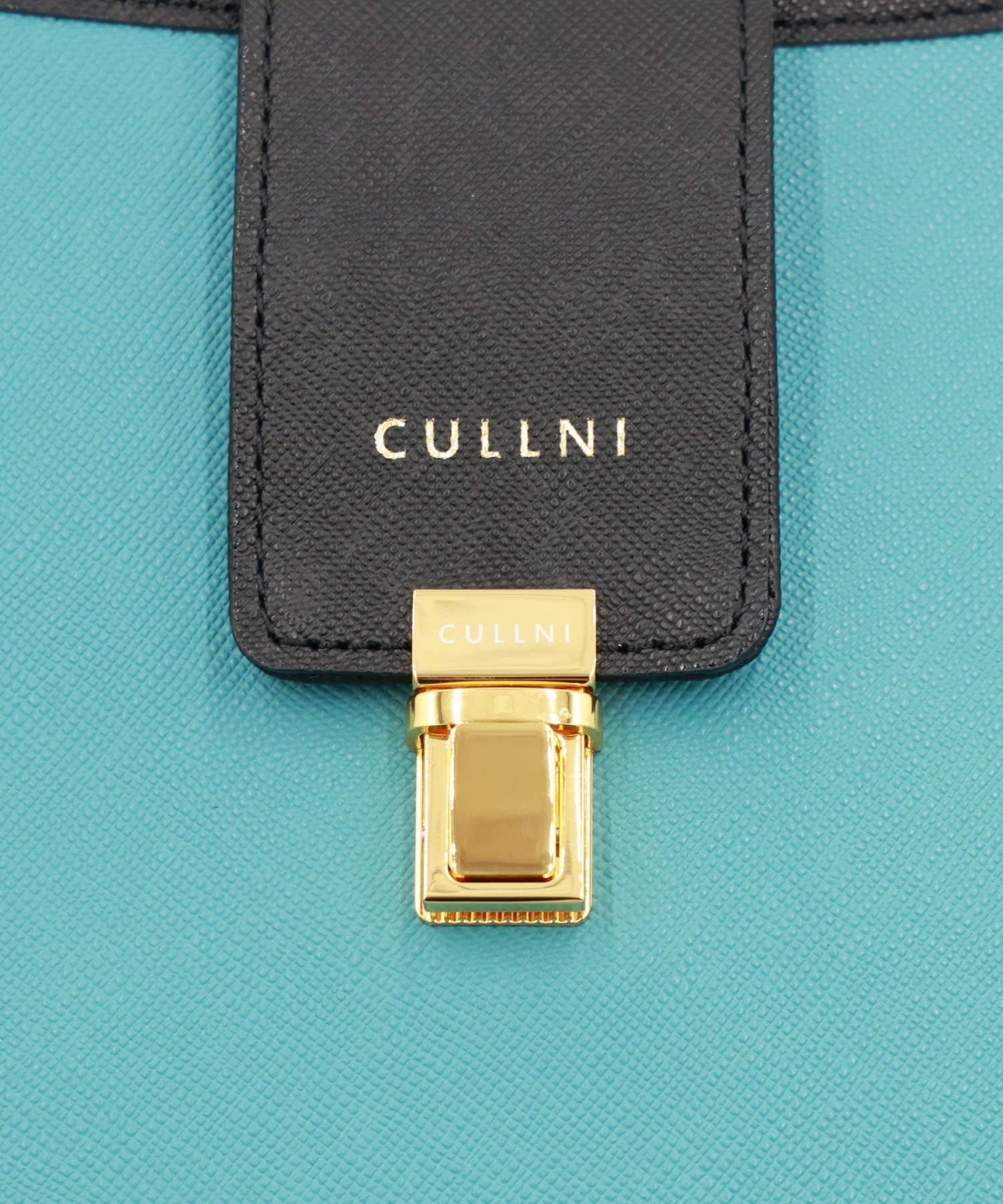 Clasp lock Leather Mini Shoulder Bag