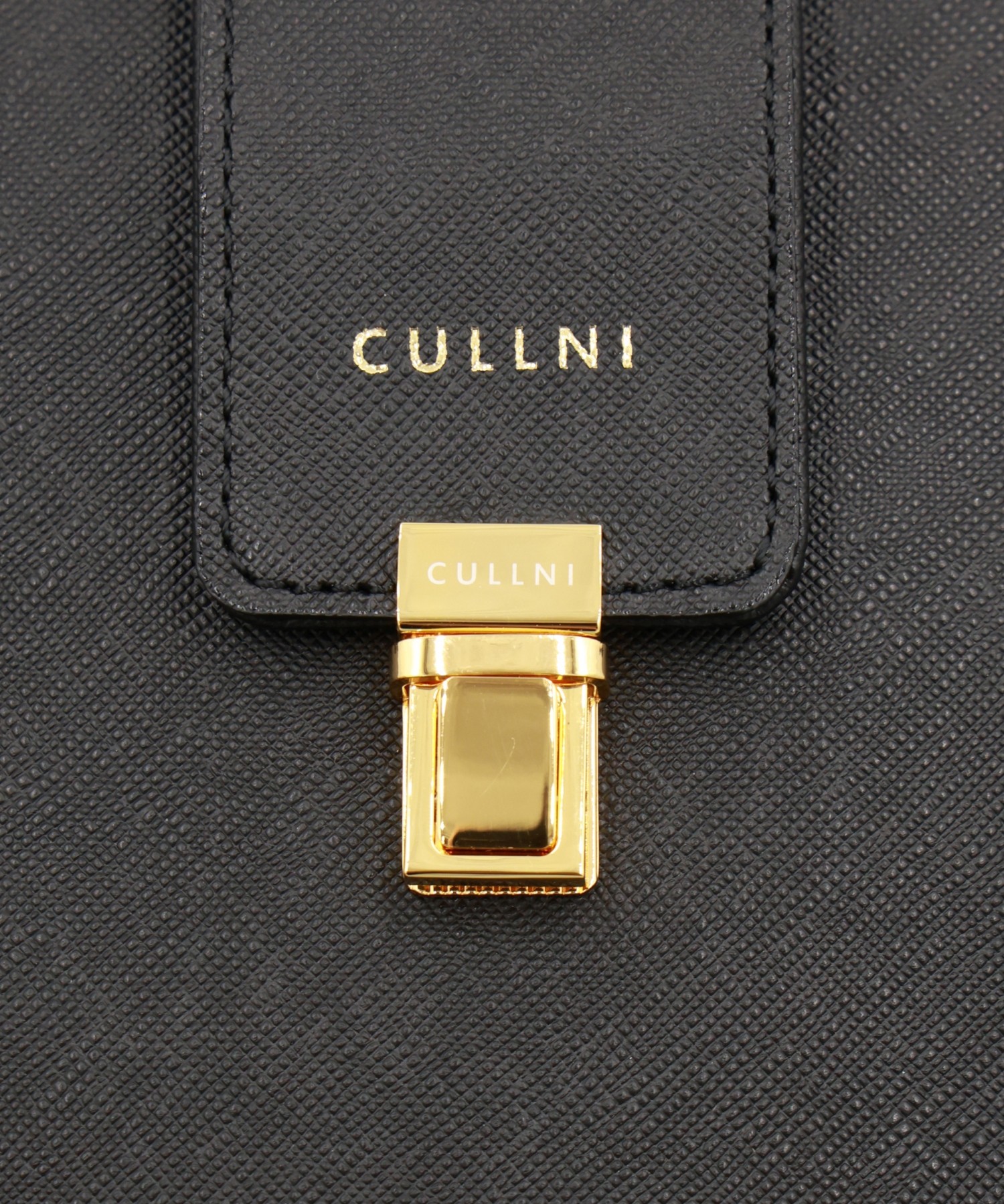 Clasp lock Leather Mini Shoulder Bag