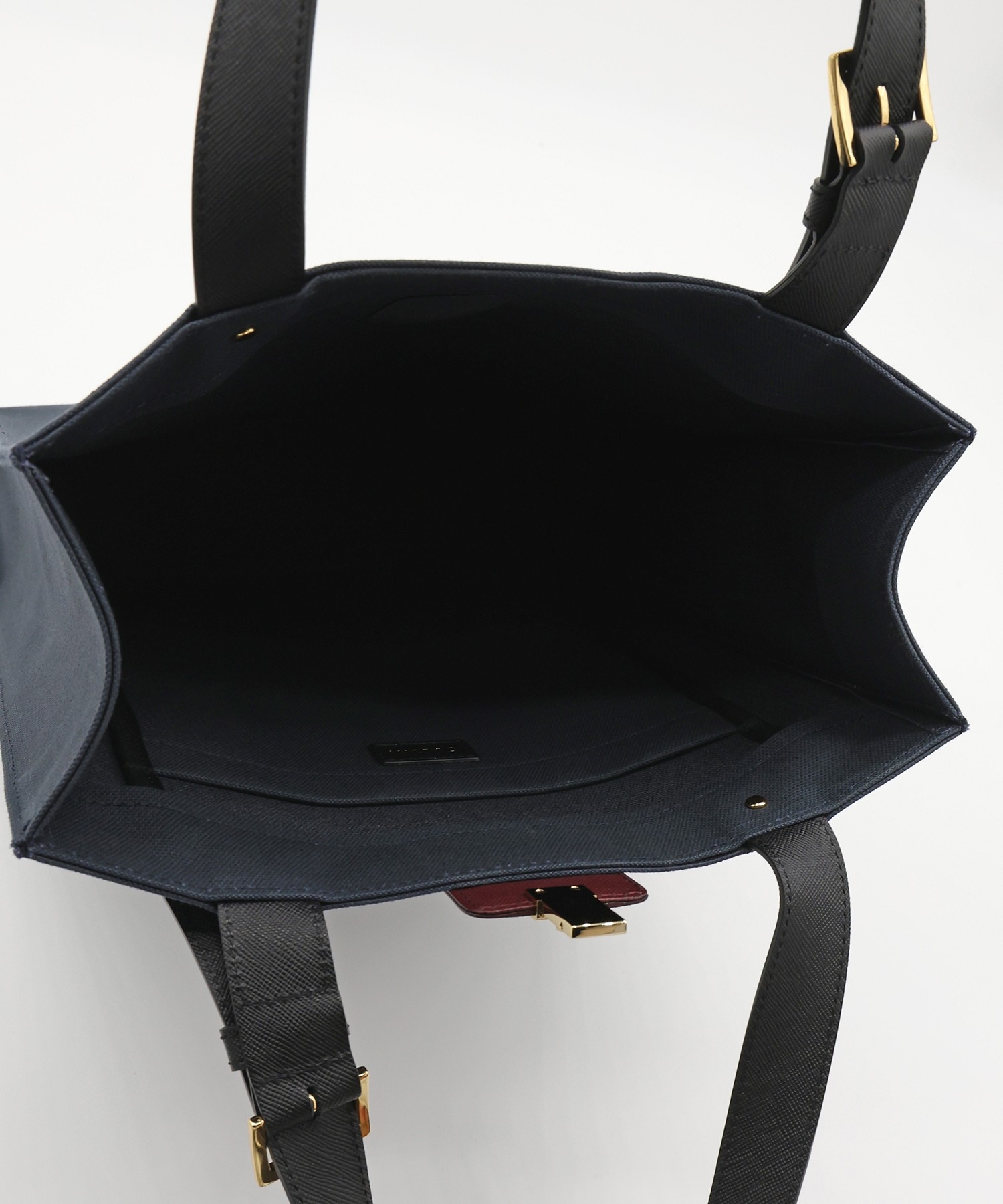 Leather Flap Adjustable Belt Canvas Tote