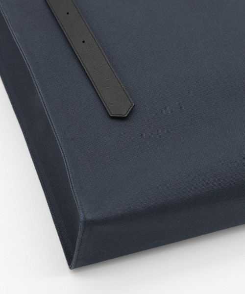 Leather Flap Adjustable Belt Canvas Tote