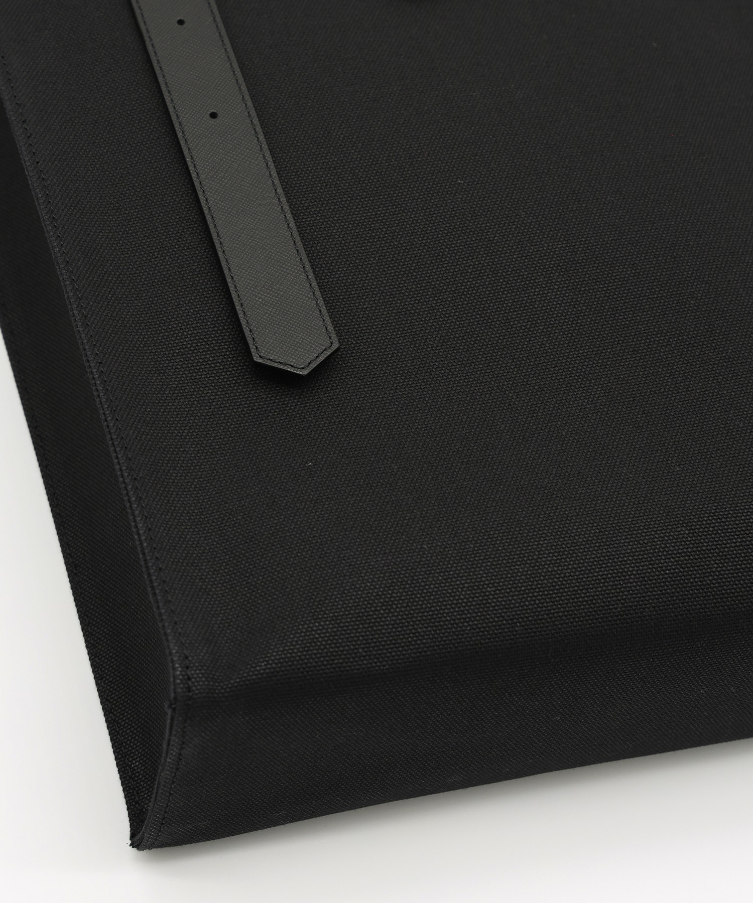 Leather Flap Adjustable Belt Canvas Tote