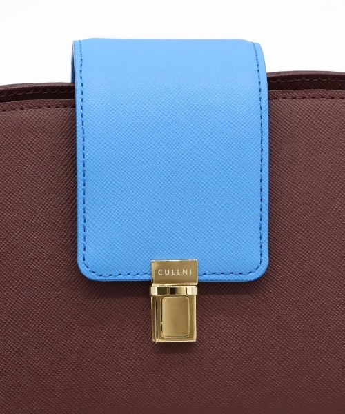 Flap Trapezoid Leather Bag